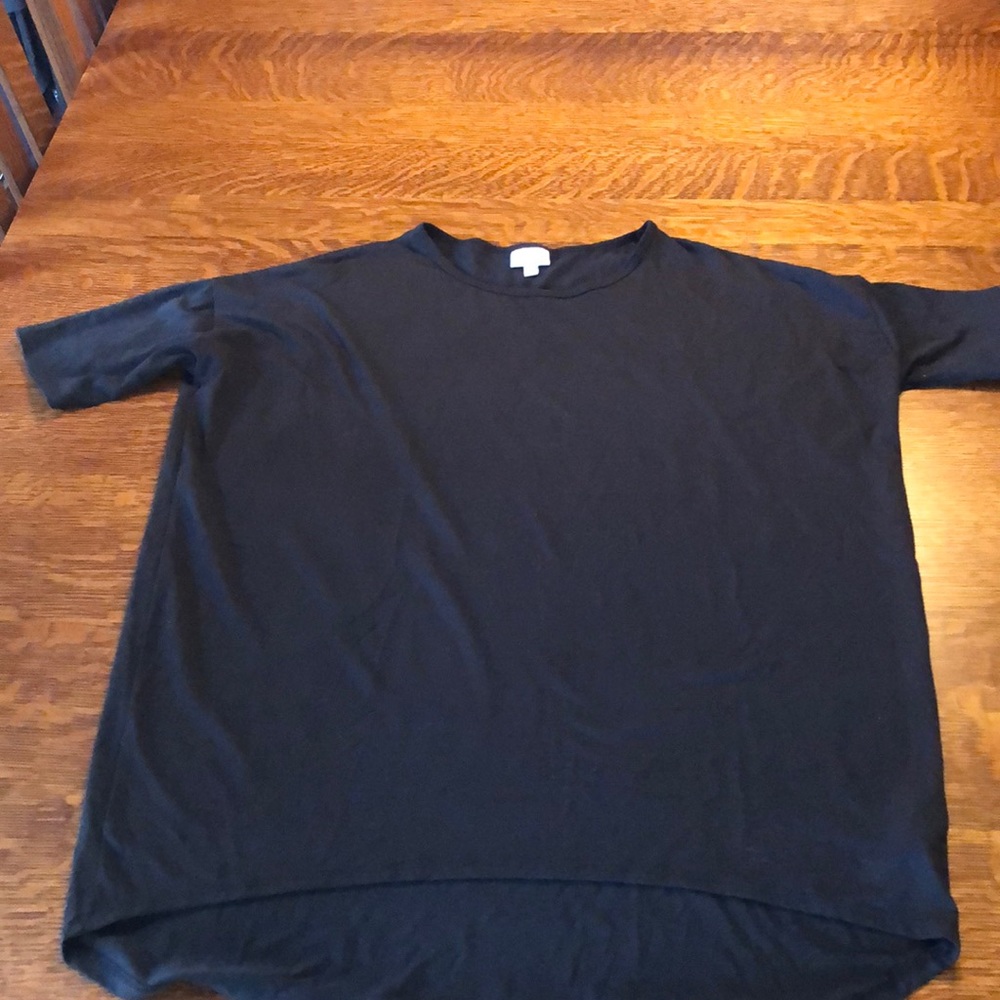 Lularoe Solid Black Irma - S